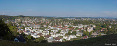 Blick auf ein Stadtteil von Schaffhausen Schweiz Kt Schafhausen