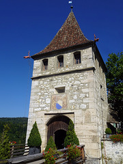 Eingangsturm zum Schloss Laufen am Rheinfall