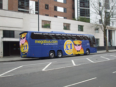 DSCF6303 Stagecoach Midland Red South (Megabus) YX66 WNM in London - 11 Mar 2017