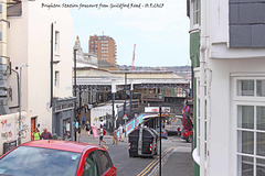 Brighton Station forecourt from Guildford Road - 10 9 2023