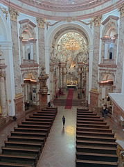 Approaching the altar, Karlskirche, Vienna.