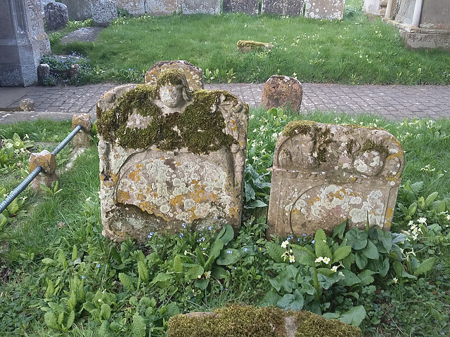 eaton hastings, berks,c18 gravestones
