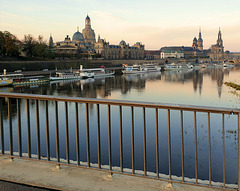 Dresden bei Sonnenaufgang