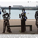 Sustrans sculpture - Jamie Clark, Dame Vera Lynn & Ian Fleming - Dover 7 5 2022