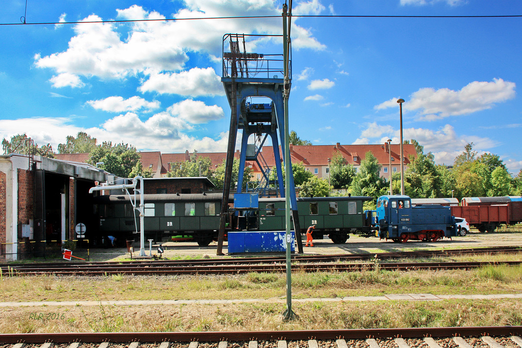 Schwerin, Rangierfahrt im Eisenbahnmuseum