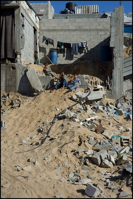 Laundry day in Gaza