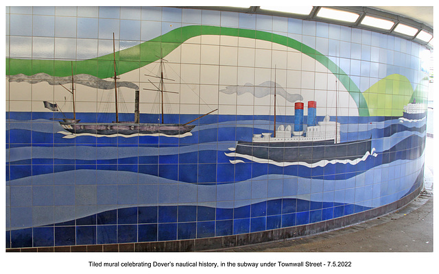 Townwall Street subway mural Dover 7 5 2022  g