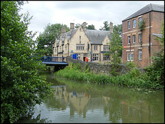 old pub by the Castle Mill Stream