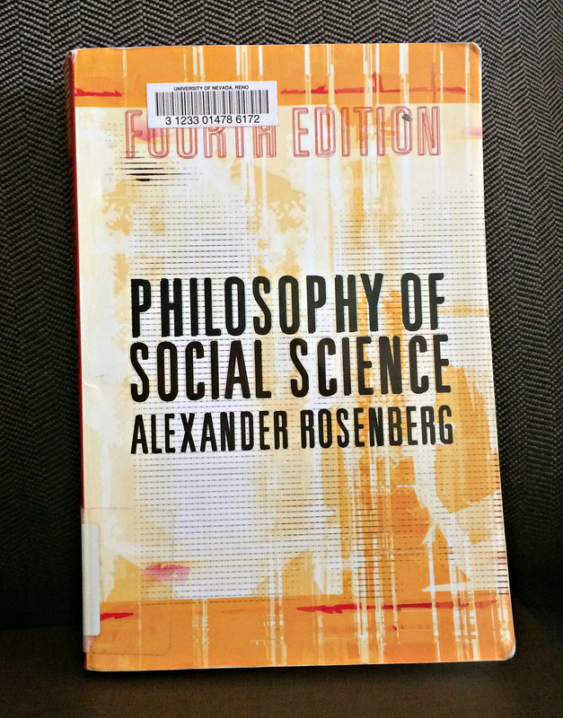 PHILOSOPHY OF SOCIAL SCIENCE