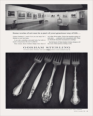 Gorham Silverware Ad, 1964