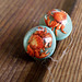 Souvenir earrings from the Oregon Coast, 1950s