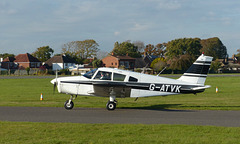 G-ATVK at Solent Airport - 31 October 2018