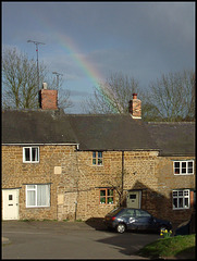 rainbow over Bell Hill