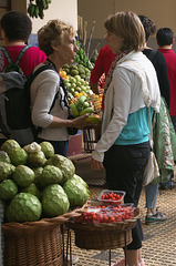 Scene in the Workers' Market, Madeira Island