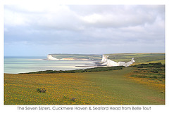 The Seven Sisters, Cuckmere Haven & Seaford Head from Belle Tout - 12.7.2016