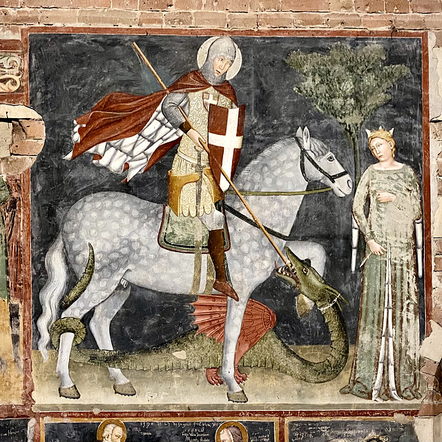 Verona 2021 – San Zeno Maggiore – Saint George killing the dragon