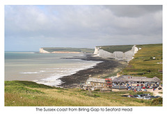 The Sussex coast from Birling Gap to Seaford Head - 12.7.2016