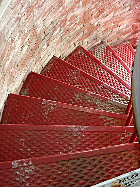 Down the Lighthouse Steps