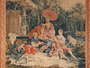 Detail of The Collation Tapestry designed by Boucher in the Metropolitan Museum of Art, January 2011
