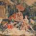 Detail of The Collation Tapestry designed by Boucher in the Metropolitan Museum of Art, January 2011