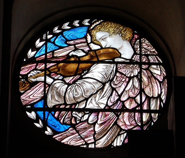 1920s Powell & Son Stained Glass, St Mary's Church, Weymouth, Dorset