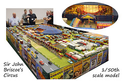 Brighton Modelworld 2016 Sir John Briscoe's Circus scale model