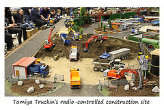 Brighton Modelworld 2016 Tamiya Truckin’s radio-controlled construction site