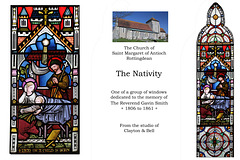 Saint Margaret's Church - Rottingdean - Nativity - In Memory of The Reverend Gavin Smith - by Clayton & Bell 1861