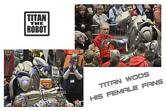 Brighton Modelworld 2016 Titan & his female fans