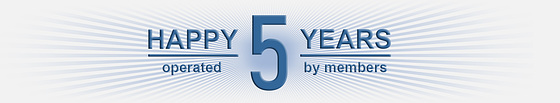 Happy 5 Years, operated by members