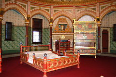 Lady Bute's Bedroom, Castell Coch, Glamorgan, Wales