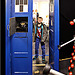 Sam trapped in the Tardis by Daleks