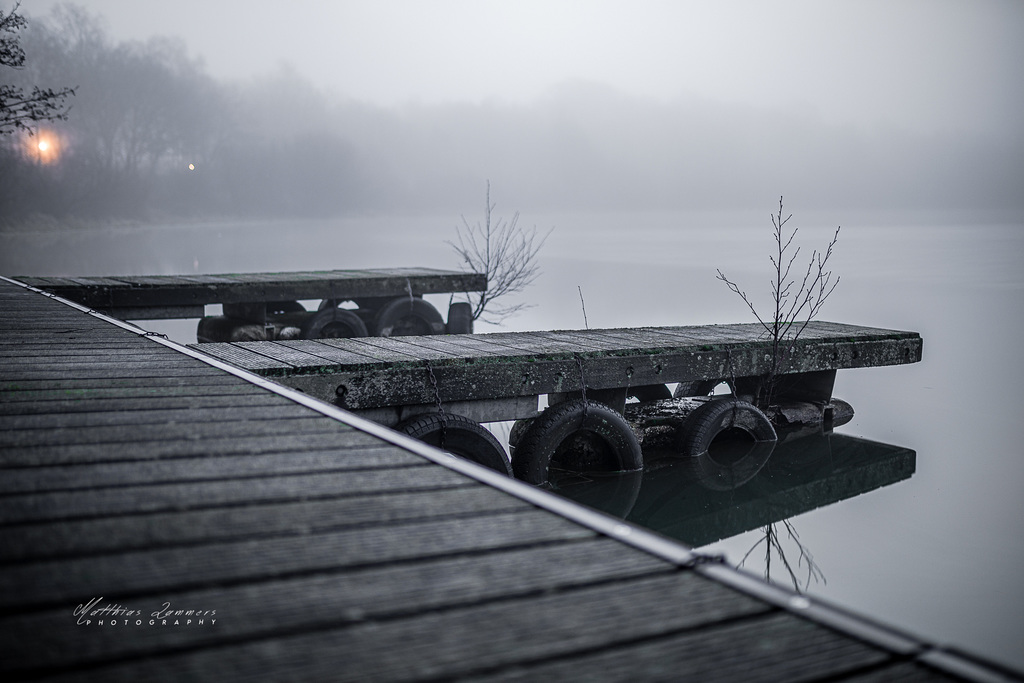 Im dichtem Nebel am Haselünner See