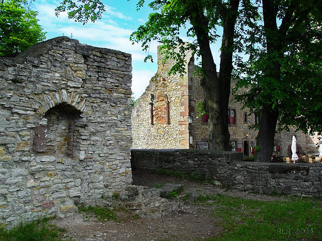 Burg Plesse bei Göttingen, Kapelle und Herrenbau