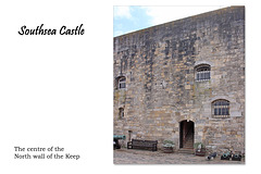 Southsea Castle North wall of the keep 11 7 2019
