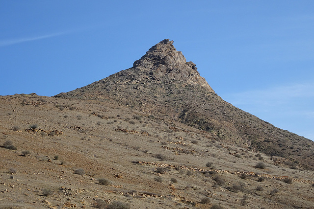 Volcanic Peak On Fuerteventura
