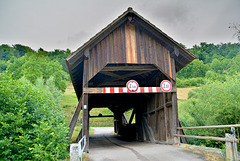 Alte Holzbrücke am Kocher