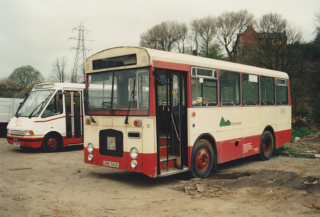 Rossendale Transport 51 (SND 551X) at the yard in Rochdale – 261-04 (261-04)