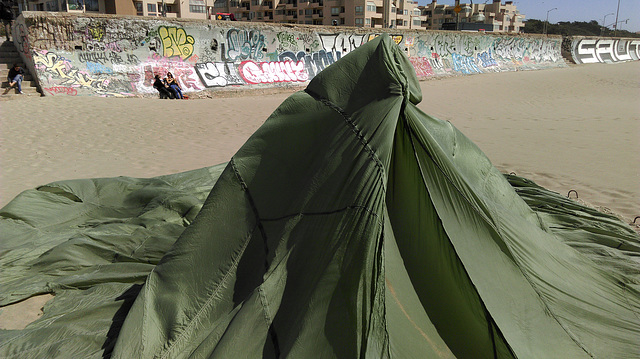 Parachute on Ocean Beach (0024)