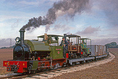 Locomotives on a train!