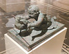 Bronze Statues of Girls Chasing Partridges in the Metropolitan Museum of Art, September 2018