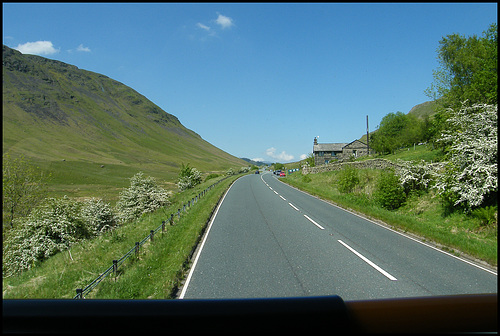 bussing up Dunmail Raise