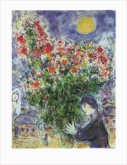 "Les Pretendans," Marc Chagall, 1975