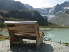 Lac glaciaire de Moiry (Valais, Suisse)