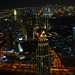 U.A.E., Dubai, Night View from the Burj Khalifa