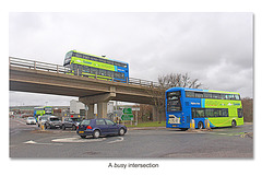 A bus-y intersection - Newhaven - 9.4.2016