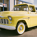 A Yellow 1956 Chevrolet 3200 Pickup Truck - Fuji GSW690II - Reala 100