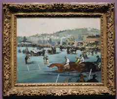 Races in the Bois de Boulogne by Manet in the Metropolitan Museum of Art, December 2023