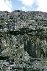 Angular unconformity at Horton-in-Ribblesdale