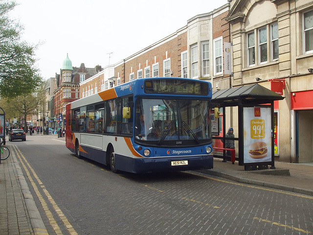DSCF3249 Stagecoach East 22332 (AE51 AZL) in Peterborough - 6 May 2016